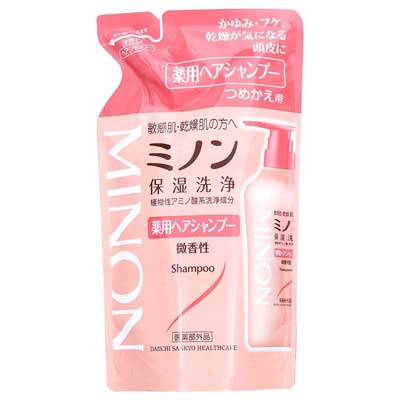ミノン 薬用ヘアシャンプー 詰替用 380ml