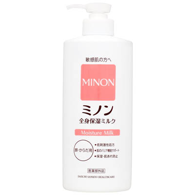 ミノン 全身保湿ミルク ポンプ 400ml