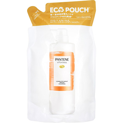 パンテーン エフォートレス コンプリートナイトリペアー シャンプー 詰替  350ml