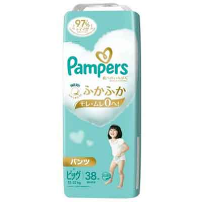 パンパース 肌へのいちばんパンツビッグ38枚