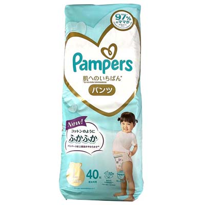 パンパース 肌へのいちばん パンツLサイズ 40枚