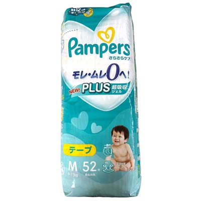 パンパース さらさらケア テープMサイズ 52枚