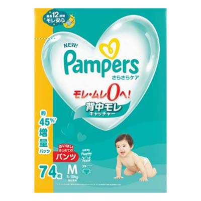 パンパース さらさらケア はいはいはじめてのパンツMサイズ 74枚