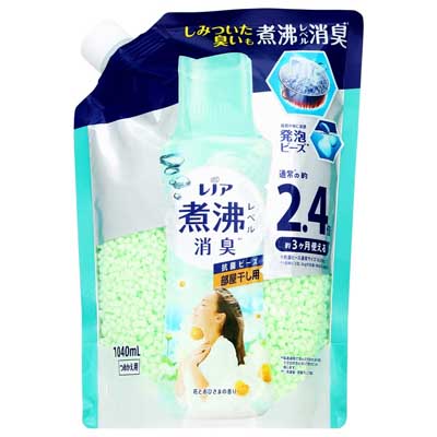 P&G レノア 煮沸レベル消臭 抗菌ビーズ部屋干し用 花とおひさまの香り つめかえ用特大 1040ml