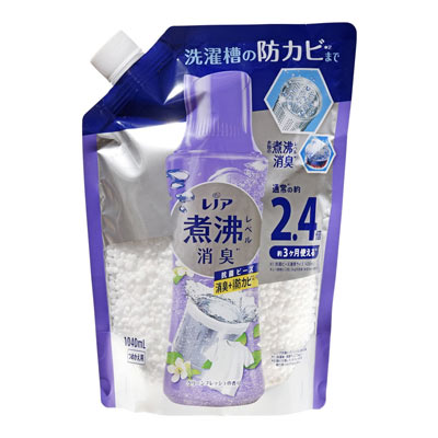 P&G レノア煮沸レベル消臭抗菌ビーズ 洗濯槽の防カビまで クリーンフレッシュの香り つめかえ用 1040ml