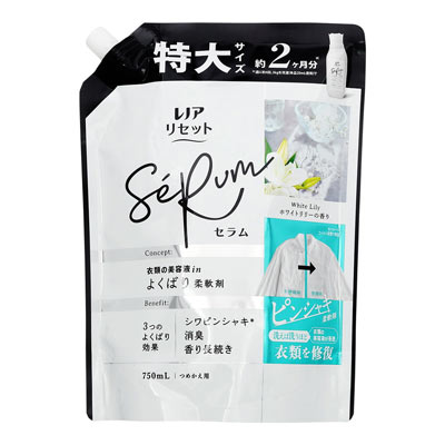 P&G レノアリセットセラム ホワイトリリーの香り つめかえ用特大 750ml