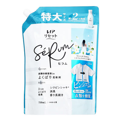 P&G レノアリセットセラム ミネラルジャスミンの香り つめかえ用特大 750ml