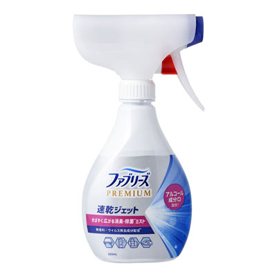 P&G ファブリーズプレミアム 速乾ジェット 無香料アルコール成分入り 320ml