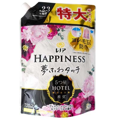 P&G レノアハピネス夢ふわタッチ ヴェルベットブロッサム&フローラルの香り つめかえ用特大 720ml