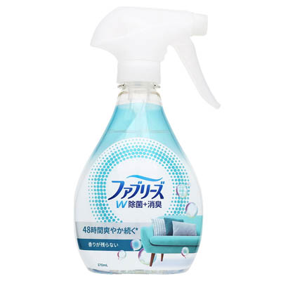 ファブリーズ W除菌+消臭 香りが残らない 本体 370ml