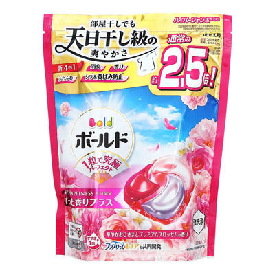 P&G ボールド 洗濯用洗剤ジェルボール4D 華やかおひさまとプレミアムブロッサムの香り つめかえ用 ハイパージャンボサイズ 28個入り