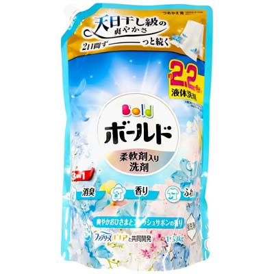 P&G　ボールド　爽やかおひさまとフレッシュサボンの香り　つめかえ用　1.58ｋｇ