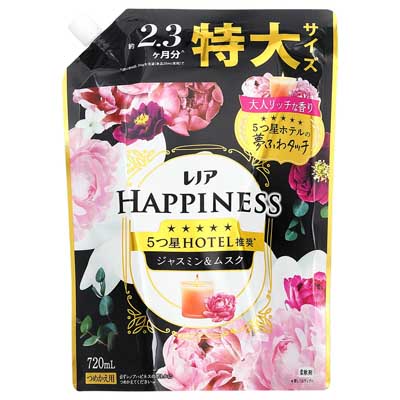 P&G　レノアハピネス　ジャスミン&ムスクの香り　つめかえ用　720ｍｌ