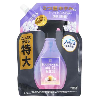 P&G　レノアハピネスミスト　ホワイトムスクの香り　つめかえ用　610ｍｌ