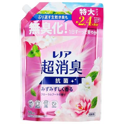 P&G　レノア超消臭　フローラルブーケの香り　つめかえ用　745ｍｌ
