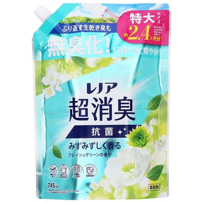 P&G　レノア超消臭　フレッシュグリーンの香り　つめかえ用　745ｍｌ