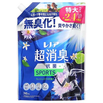 P&G　レノア超消臭　Sports　フレッシュシトラスの香り　つめかえ用　745ｍｌ