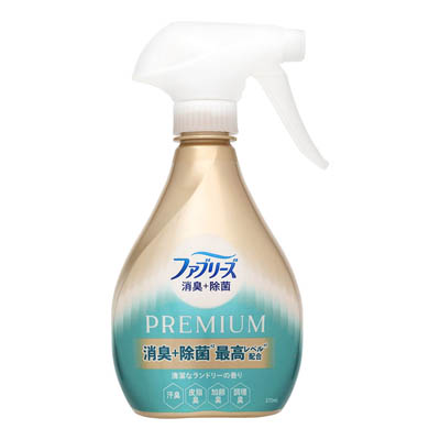 P&G　ファブリーズプレミアム　消臭＋除菌　清潔なランドリーの香り　本体　370ｍｌ
