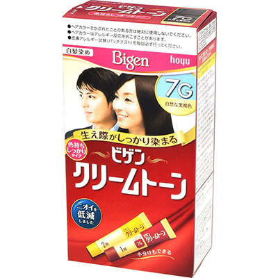 ビゲン　クリ－ムト－ン　７Ｇ（自然な黒褐色）