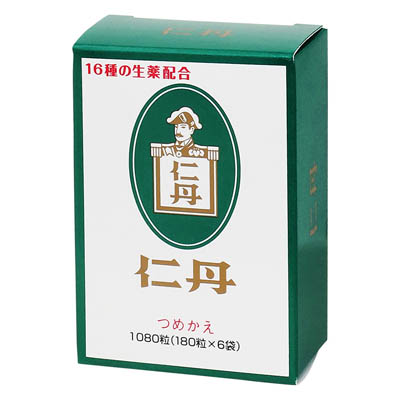 森下仁丹　仁丹　つめかえ　180粒×6袋