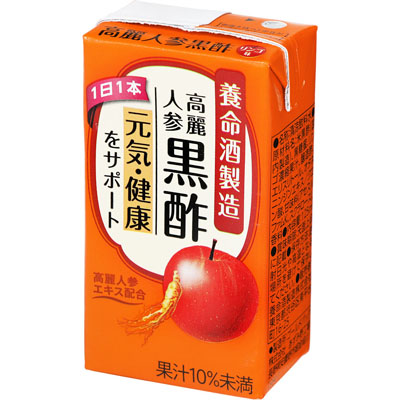 養命酒製造 高麗人参黒酢125ml