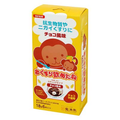龍角散 おくすり飲めたね 1回使いきりスティックタイプ チョコ風味 18g×6本入