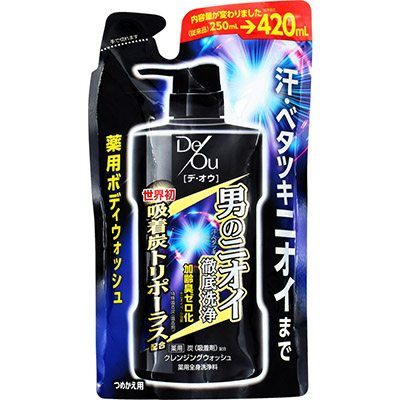 デ・オウ 薬用クレンジングウォッシュ つめかえ用  420ml