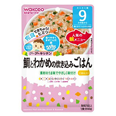 和光堂 グーグーキッチン鯛とわかめの炊き込みごはん８０ｇ