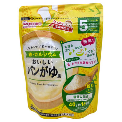 和光堂　たっぷり手作り応援　おいしいパンがゆ風　40ｇ