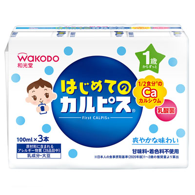 和光堂 はじめてのカルピス １００ｍｌ×３本