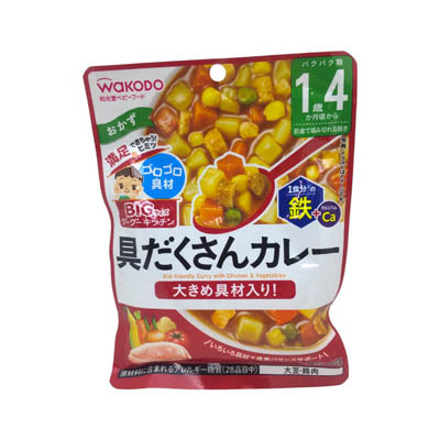 和光堂　BIGサイズのグーグーキッチン　具だくさんカレー　100g