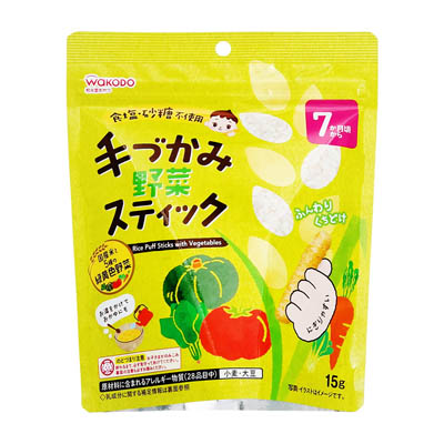 和光堂　手づかみ野菜スティック　15ｇ