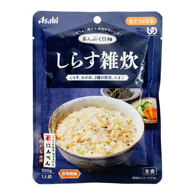 アサヒ　まんぷく日和　舌でつぶせる　しらす雑炊　100ｇ