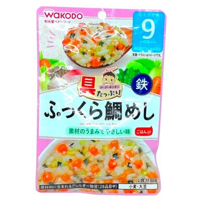和光堂　具たっぷりグーグーキッチン　ふっくら鯛めし　80ｇ