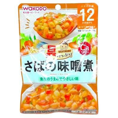 和光堂　具たっぷりグーグーキッチン　さばの味噌煮　80ｇ