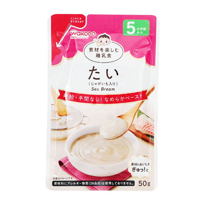 和光堂　素材を楽しむ離乳食　たい　50ｇ