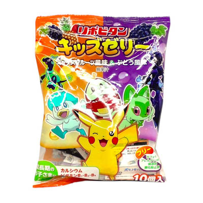 大正製薬　リポビタンキッズゼリー　ひとくちタイプ　ミックスフルーツ風味＆ぶどう風味　10個入