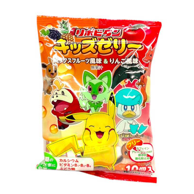 大正製薬　リポビタンキッズゼリー　ひとくちタイプ　ミックスフルーツ風味＆りんご風味　10個入