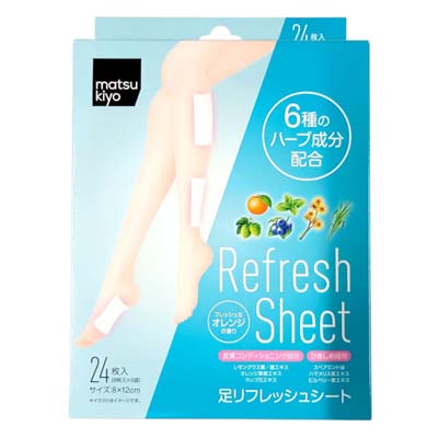 matsukiyo　足リフレッシュシート　24枚入
