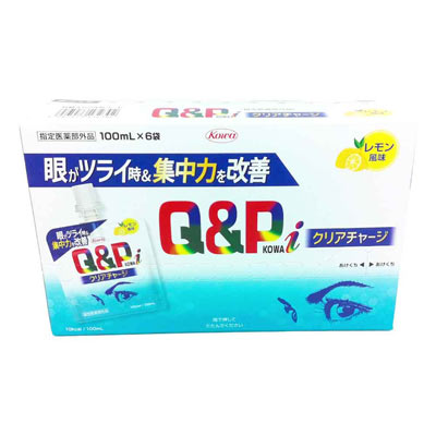 Q&Pコーワｉ　クリアチャージ　レモン風味　100ml×6袋