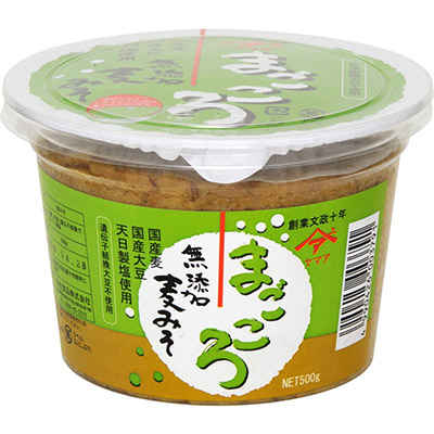 松合　まごころ 無添加麦みそ５００ｇ