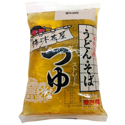 柿の木茶屋　本格手造りうどん・そばつゆストレート　280ｇ