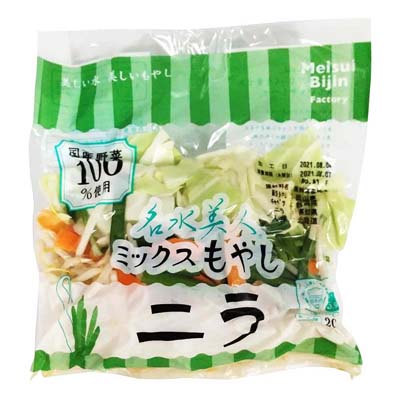 名水美人 ミックスもやし にら
