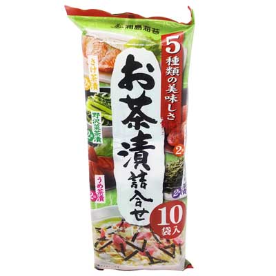 日本海水　浦島海苔　お茶漬詰合せ　5種　10袋