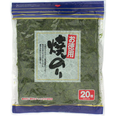 田辺　お徳用焼のり全形２０枚