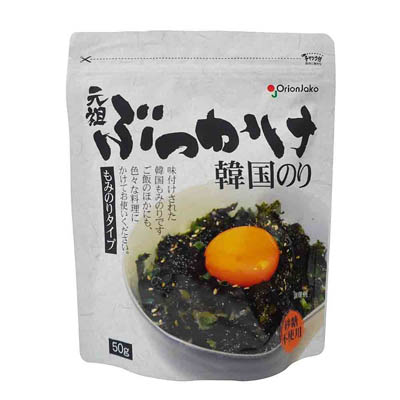 オリオンジャコー 元祖ぶっかけ韓国のり もみのりタイプ 50g