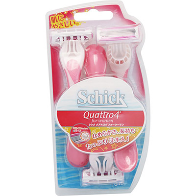 シック クアトロ4ディスポ フォーウーマン 3本入