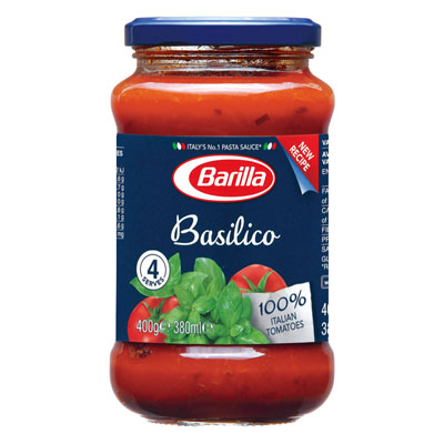 バリラバジルのトマトソース400g