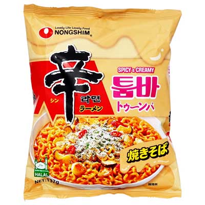 農心　辛ラーメン　トゥーンバ　袋麺　137ｇ