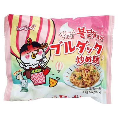 三養　ブルダック炒め麺　クリームカルボ　140ｇ